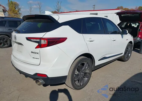 2021 Acura Rdx A-Spec Package z USA, uszkodzony, nr VIN 5J8TC2H62ML034407